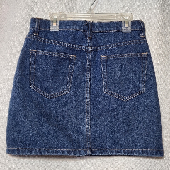 Daisy Street Floral Embroidered Denim Skirt Size 2 Embroidery Flowers - Picture 5 of 8